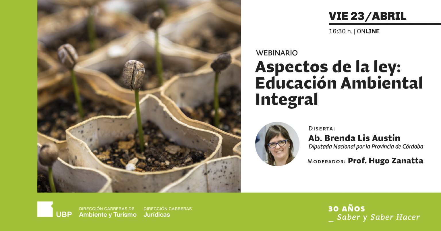 Webinario Aspectos De La Ley Educación Ambiental Integral